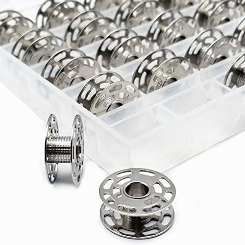 YEQIN 25PCS BOBBINS with Clear Box 0060265000QW - BERNINA bobbins