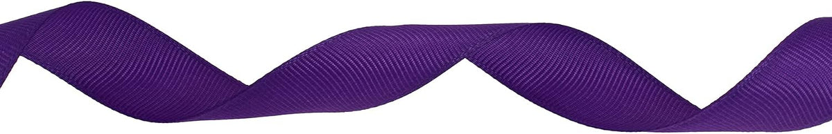 Solid Grosgrain Ribbon 25 Yard Each Roll 100% Polyester Woven Edge