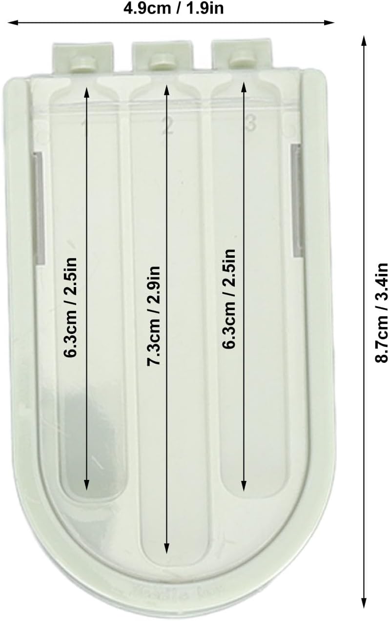 LiebeWH 3 Compartments Sewing Needle Case Plastic Needle Case Portable