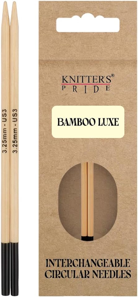 Knitter’s Pride Bamboo Luxe Interchangeable Needle 5”(13cm) - US