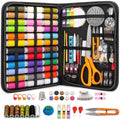 JJRING 205 PCS Sewing Kit for Adults with Portable Handbag, Black