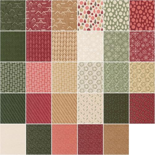Kiley's Quilt Room Gingerbread Lane Jelly Roll 40 2.5-inch Strips Moda