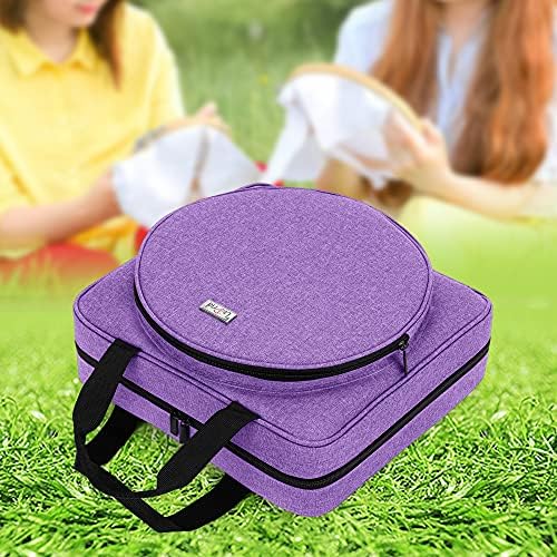 LoDrid Embroidery Project Bag, Purple