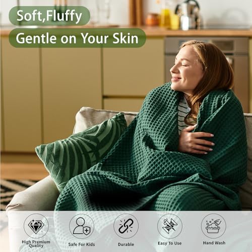 3 x 100g Fluffy Chenille Yarn, Bule