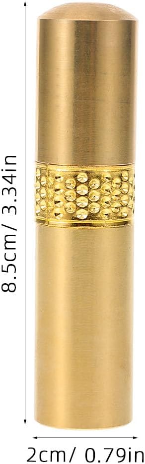 ABOOFAN Portable Copper Needle Holder Sewing Storage Tube