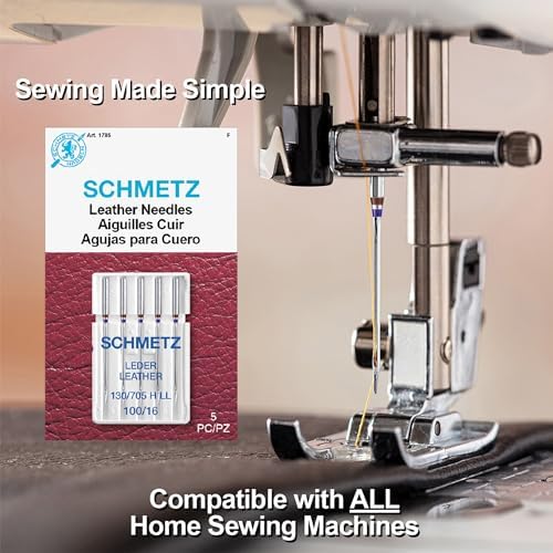 SCHMETZ Leather Sewing Machine Needles – Heavy Duty Specialty