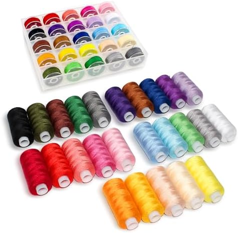 BDS-Home 50pcs 25 Colors Sewing Thread Set