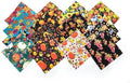 96 Piece Fall Harvest Autumn Charm Pack, Pre-Cut 5" x 5" 100% Cotton