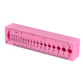 Zerodis Knitting Tools Accessories Gauge Knitting Needle Sizer Gauge