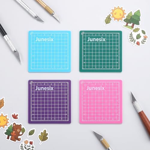 4Pcs Small Cutting Mat, Self Healing Craft Mat