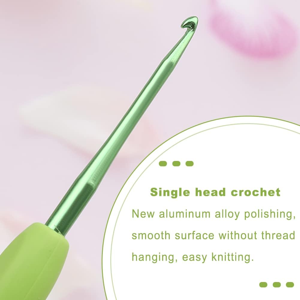 kgxulr 2 mm Crochet Hook, Crochet Needles, Ergonomic Crochet Hooks