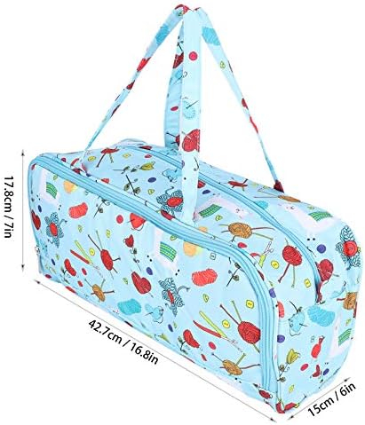 Knitting Bag Travel Yarn Storage-Tote Bag Organizer for Yarn High