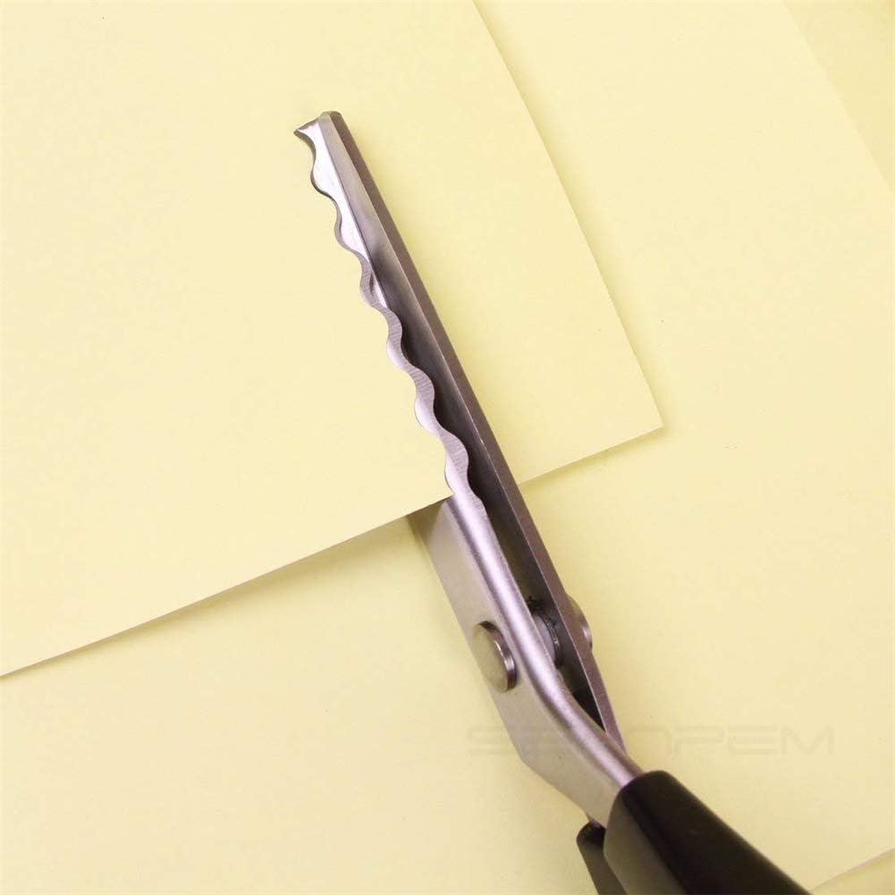Pinking Shears for Fabric Paper Cutting, Stainless Steel