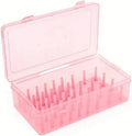 42 Spool Sewing Thread Storage Box Clear Plastic Organizer Case