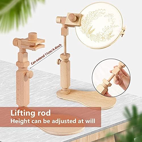 Embroidery Hoop Stand - Rotated Cross Stitch Stand Lap, Easy to Use