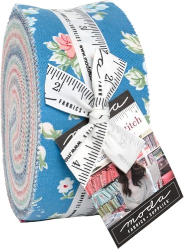 Camille Roskelley a cat Named Stitch Jelly Roll 40 2.5-inch Strips