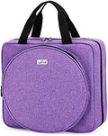 LoDrid Embroidery Project Bag, Purple