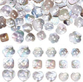PH PandaHall 90pcs 3 Shapes Natural Shell Buttons, 10~15mm, 2-Hole