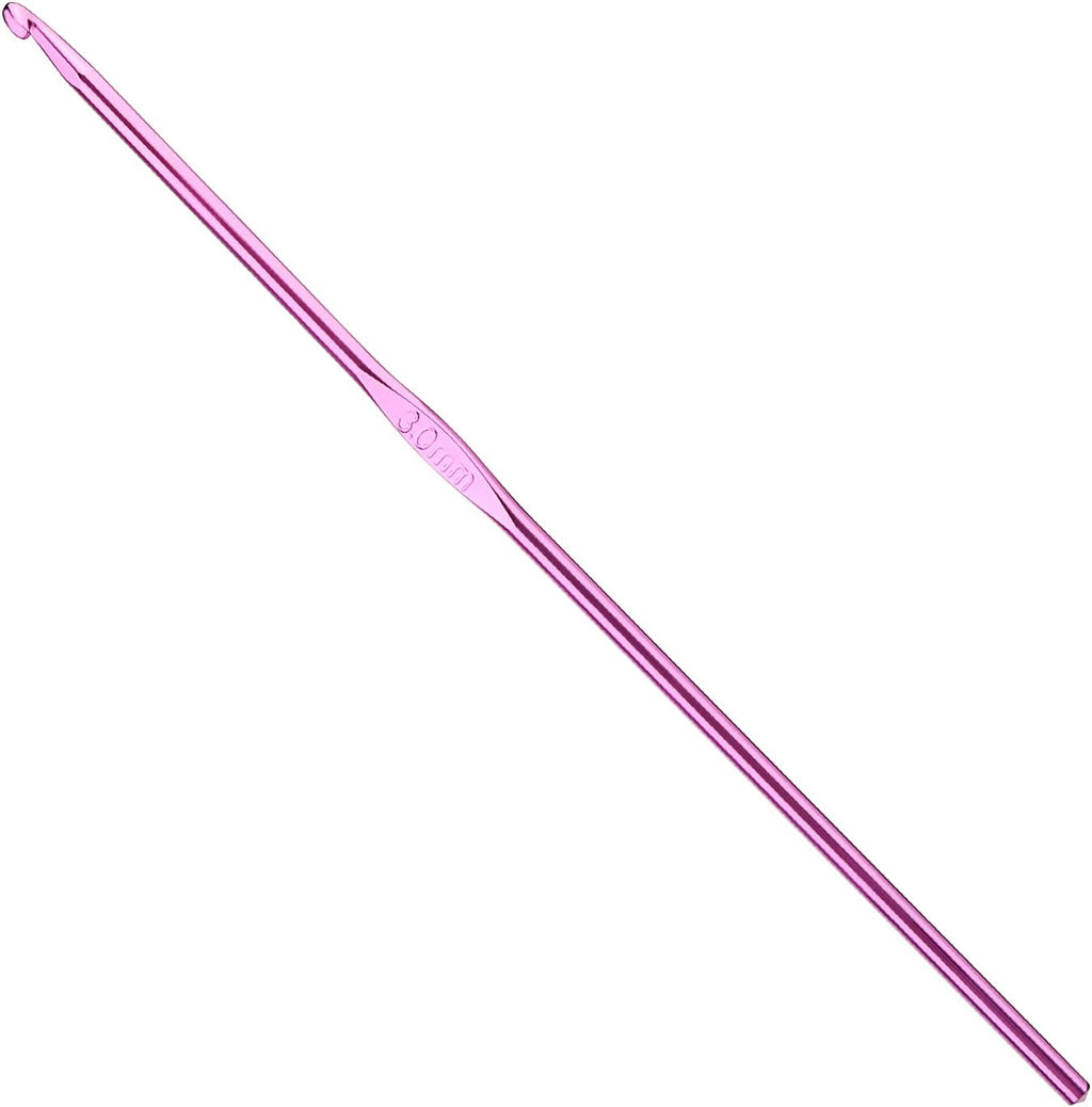 Iuuidu 3mm Aluminum Crochet Hook, Smooth Crochet Needles