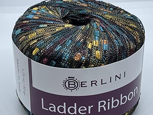 Berlini Ladder Ribbon Yarn - 50 Grams (1.75 Ounces), 142 Yards - #144