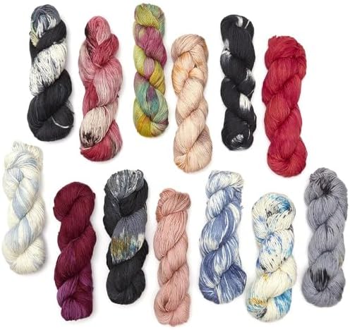 100% Baby Alpaca Yarn Wool 100g Hank DK Weight Hand Dyed Made in Peru