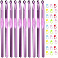 Aeelike 10-Piece Crochet Hook Set, Size K/6.5mm