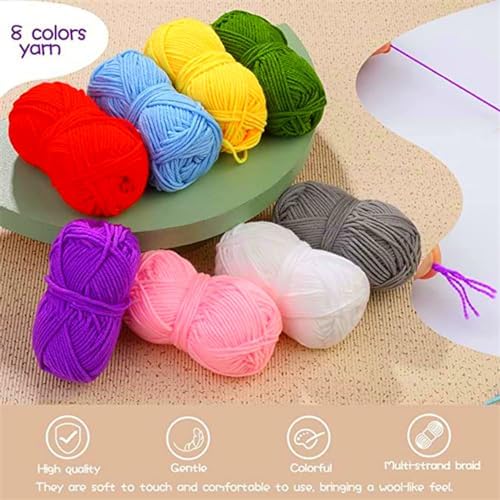 Wonafa Crochet Kit for Beginners, 103 PCS Crocheting Kit Beginner