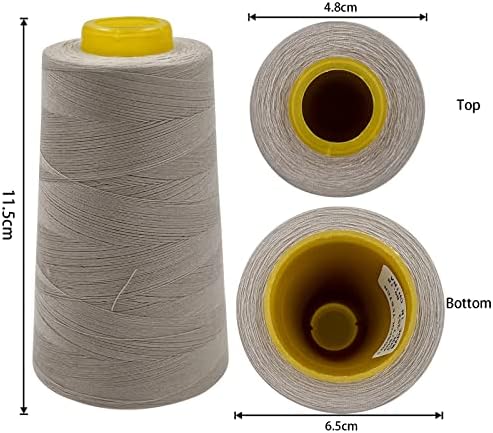 Tortoise 8 Cones of 3000 Yards Each Spool Thread for All Purpose