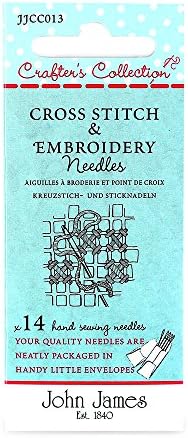 John James Crafters Collection Cross Stitch & Bead Embroidery Needles