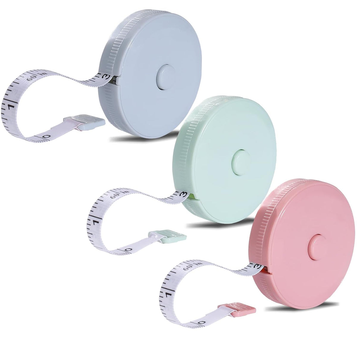 3 Pack Tape Measure, Measuring Tape for Body Measurements,Fabric