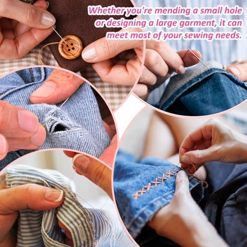 Wavwavw 24 Pcs Mini Travel Sewing Kit Small Sewing Kit Beginner DIY