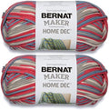 Bernat Maker Home Dec Bulky Yarn for Crocheting, Nautical Varigates