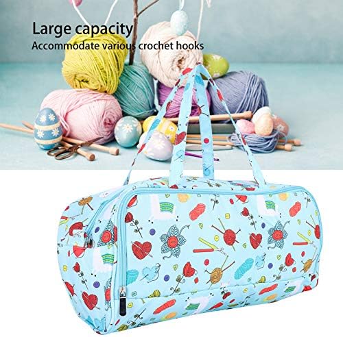 Knitting Bag Travel Yarn Storage-Tote Bag Organizer for Yarn High
