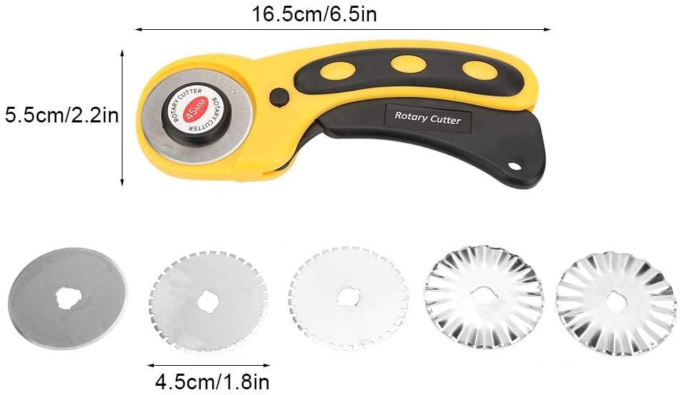 45mm Splash Rotary Cutter, 45mm Premium Alloy Contour Cutter with