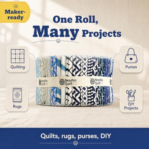 Jelly Roll Fabrics for Quilting Clearance 40 Strip 2.5" x 44" | Cotton