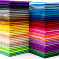 XSEINO 60PCS 8" x 12" 1.4 mm Thick Soft Felt Sheets,60 Assorted
