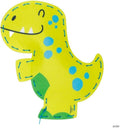 Fun Express 11" x 9" Learn to Sew Stuffed Dinosaur Plush Craft Kit