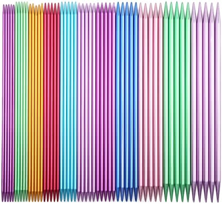 Fabater Knitting Needles, Ergonomic Aluminum Double Pointed Needles