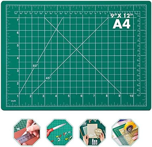 anezus Self Healing Sewing Mat, Rotary Cutting Mat Double Sided 5-Ply