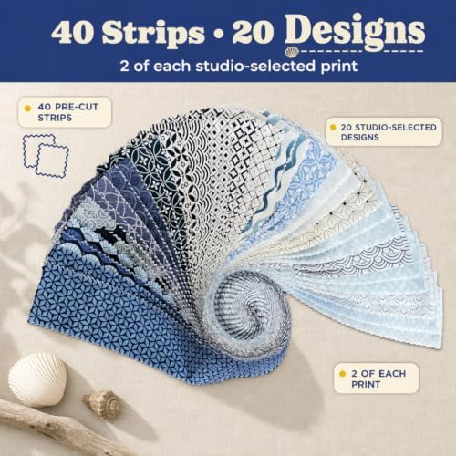 Jelly Roll Fabrics for Quilting Clearance 40 Strip 2.5" x 44" | Cotton