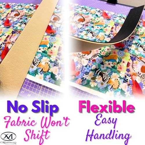 Martelli Seam Allowance Strip Ruler, 30 Inch Slotted Quilt Ruler for