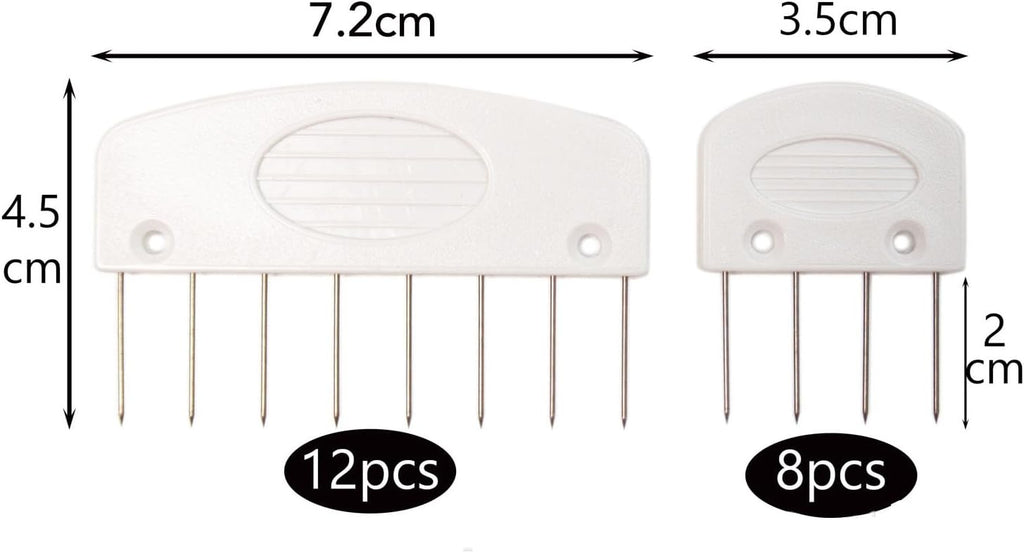 20Pcs Knit Blocking Pins Kit, 4 Pin and 8 Pin & Pins Kit, Knit