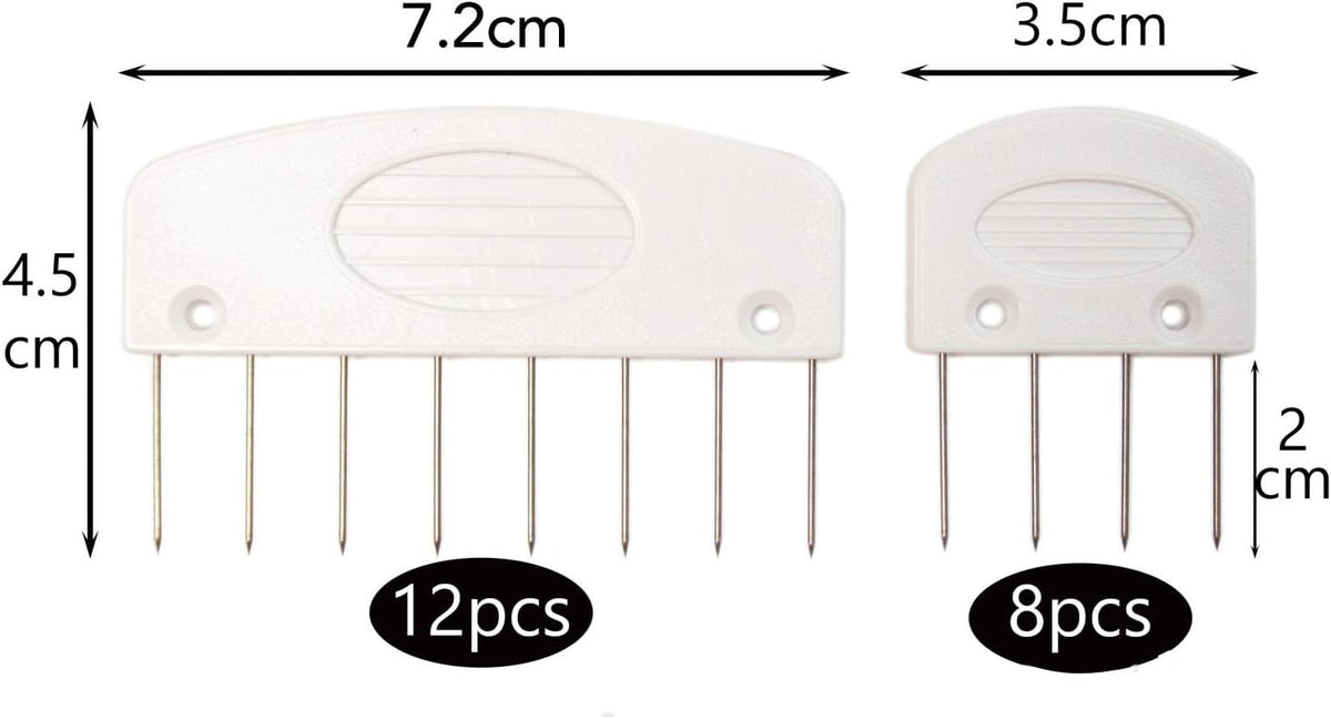20Pcs Knit Blocking Pins Kit, 4 Pin and 8 Pin & Pins Kit, Knit