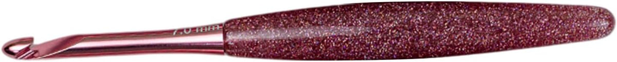 Aluminum Crochet Hook with Comfortable Resin Handle Ergonomic Grip