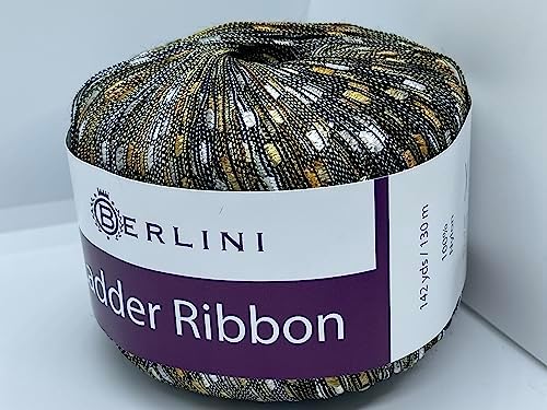 Berlini Ladder Ribbon Yarn - 50 Grams (1.75 Ounces), 142 Yards - #66
