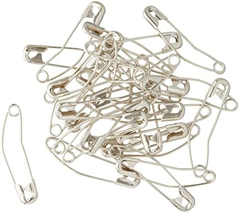 Loops & Threads 1.5" Curved Safety Pins, 12 Packs: 40 ct. (480 Total)