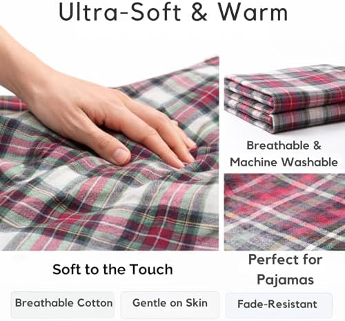 FabricLA 100% Cotton Flannel Fabric 60" Wide 180 GSM Lightweight