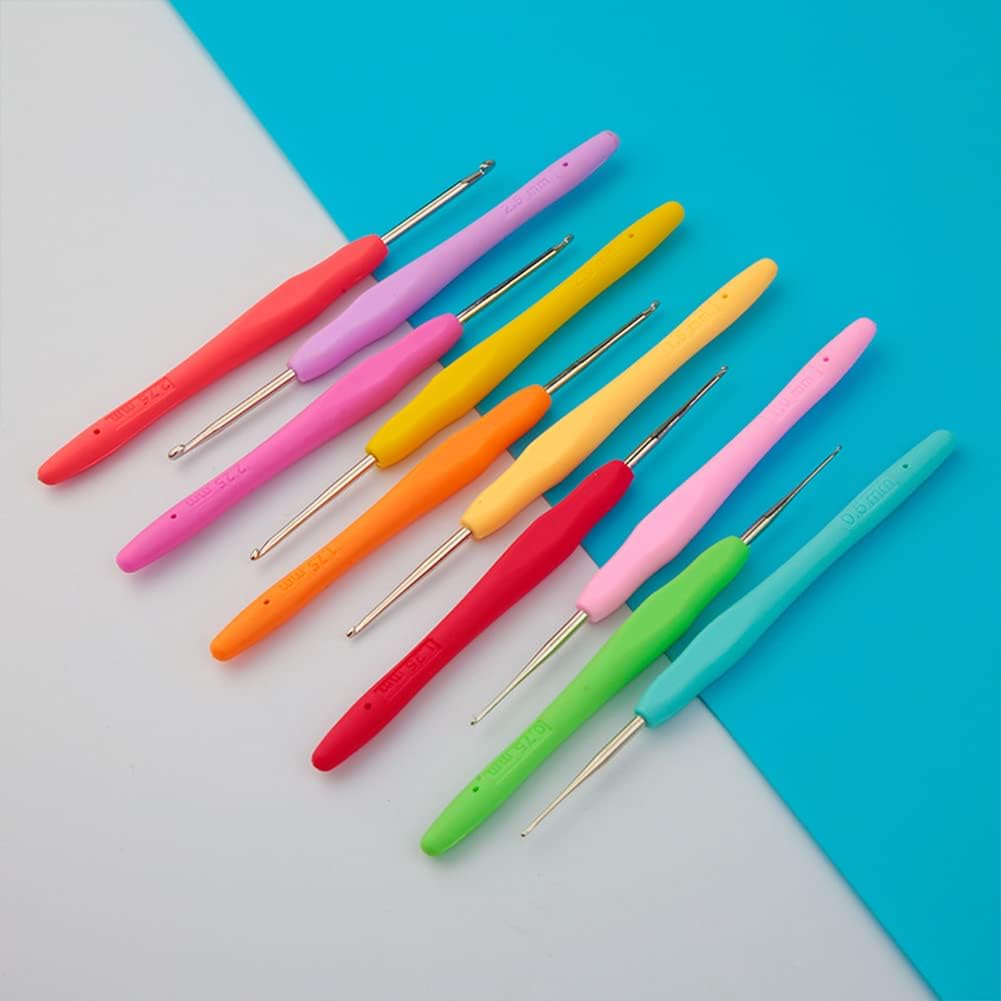 Small Sizes Crochet Hooks 5 pcs Lace Crochet Needles (0.5mm - 1.5mm)
