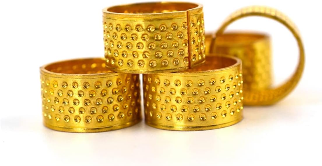 100Pcs Metal Sewing Thimble Finger Protector for DIY Quilting