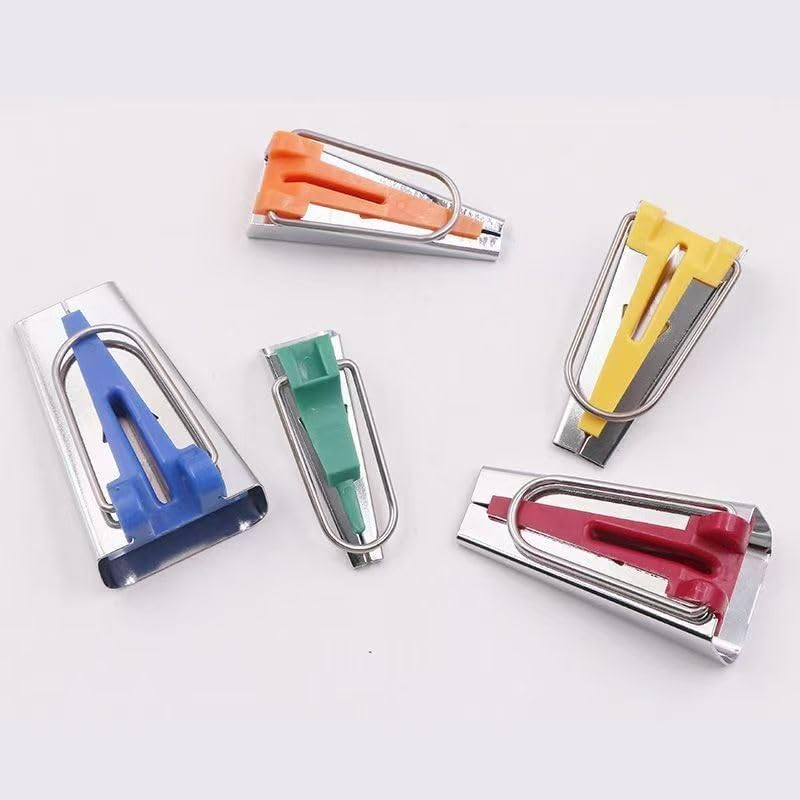 Bequilter 5 Sizes Bias Tape Maker Set 6MM 9MM 12MM 18MM 25MM Fabric